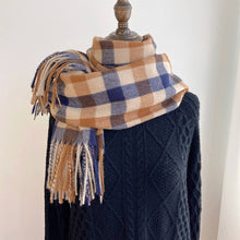 Vintage Wool-Blend Scarf – Cozy Winter Neck Wrap_CWASC1476: GREEN1 / (OS) 1