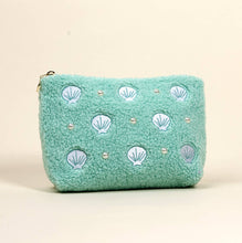 Teddy Pouch–Seashells & Pearls