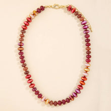 Mixed Rondelle Bead Strand Necklace