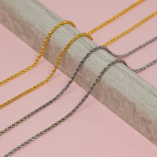 Skinny Rope Chain Necklace Threader Charm Bar Necklace - Silver 20 +2"