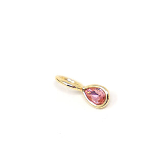 Birthstone Charm Bar - Gold