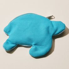 Beaded Sea Turtle Coin Purse | Coastal Zip Pouch - Neutral