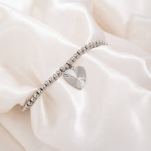 18K Gold PVD Stainless Steel Sunburst Heart Charm Bar - Gold