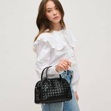 Kristie Woven Crossbody - Chocolate