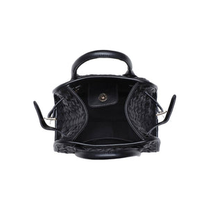 Kristie Woven Crossbody - Black