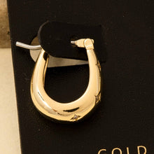 Gold Dipped Stars Studded Hoop Earrings - Gold