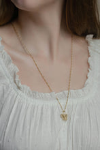 Skinny Twist Chain Charm Bar Necklace - Gold 24 +2"