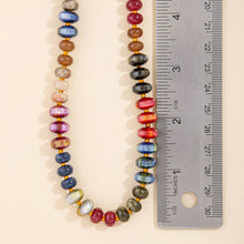 Mixed Rondelle Bead Strand Necklace