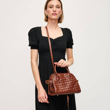 Kristie Woven Crossbody - Chocolate
