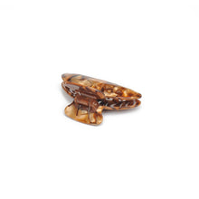 Martina Hair Claw: Brown Marble