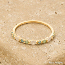 Assorted Cz Gold Dipped Ring - Gold