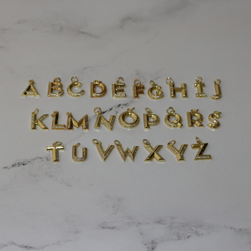 Sparkle Initials Charm Bar