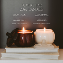 Hello Fall Soy Candle - 20 oz Pumpkin Jar - Fall Decor