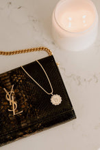 Skinny Rope Chain Charm Necklace 20" - Gold