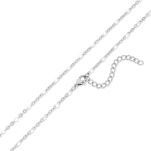 18K Gold PVD Stainless Steel White Confetti Chain Necklace: Stainless / 18+2"