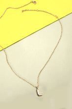 Balloon Bubble Personalized Initial Letter Necklace