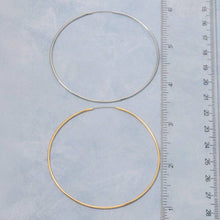 60mm Large Hoop Earrings - Gold