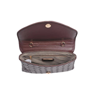 Emma Woven Crossbody - Espresso