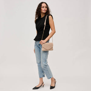 Emma Woven Crossbody - Espresso