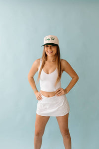 Country Club Hat - Green/Natural