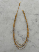 TRIPLE LAYERED NECKLACE by Chansutt Pearls