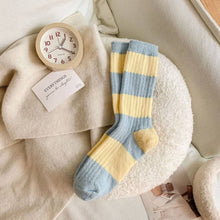 Autumn and Winter Warm Striped Socks - Grey