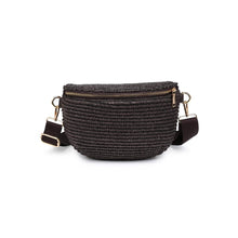 Gizelle - Large Checker Belt Bag: Chocolate