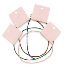 Natural Stone Beads Single Strand Necklace: Malachite Green