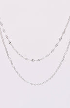 Resort - Double Luxe Chain Necklace - SS & WR: Silver (Stainless Steel & Water Resistant)