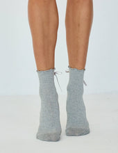 Lucky Honey The Juliet Grippy Sock: White