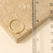 Dainty Open Heart Shape Fashion Ring - Gold