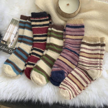 Striped Plush Socks