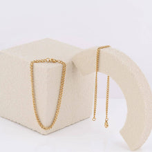 14K Gold Filled Plus™ Diamond Cut Curb Chain Bracelet: 8" / 3mm