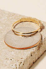 Metallic Baguette Pave Band Ring - Gold