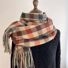Vintage Wool-Blend Scarf – Cozy Winter Neck Wrap_CWASC1476: GREEN1 / (OS) 1