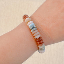 Blush & Earthy Canyon Natural Stone Stretch Bracelet: Natural