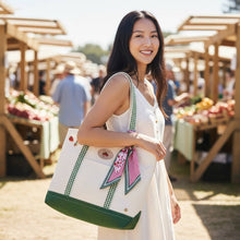 The Darling Canvas Tote Bag-Strawberry Fields