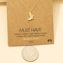 Cowboy Boots Pendant Necklace - Silver