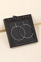 Gold Dipped Thin Hoop Drop Earring- Gold