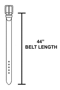 Faux Leather Braided Belt - Brown
