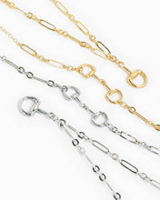Horsebit Oval Link Chain Bracelet - Gold
