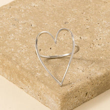 Heart Cut Out Ring - Gold