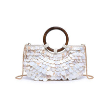 Scarlett Evening Bag: Ivory Multi