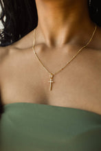 Zoey Cross Charm: Silver