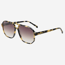 Billie Unisex Aviator Sunglasses: Tortoise