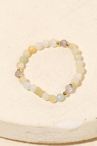 Glass Beaded Stretch Ring