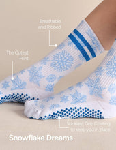 The Tall Tube Print Grip Sock: Ballet Bows Lagree & Pilates
