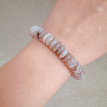 Blush & Earthy Canyon Natural Stone Stretch Bracelet: Natural