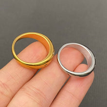 Cubic zirconia Stars 18K Gold Plated S.Steel Ring - Gold size 6