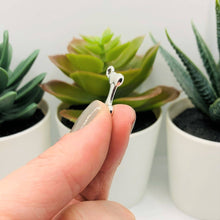 Silver Dog Bone Charm Bar